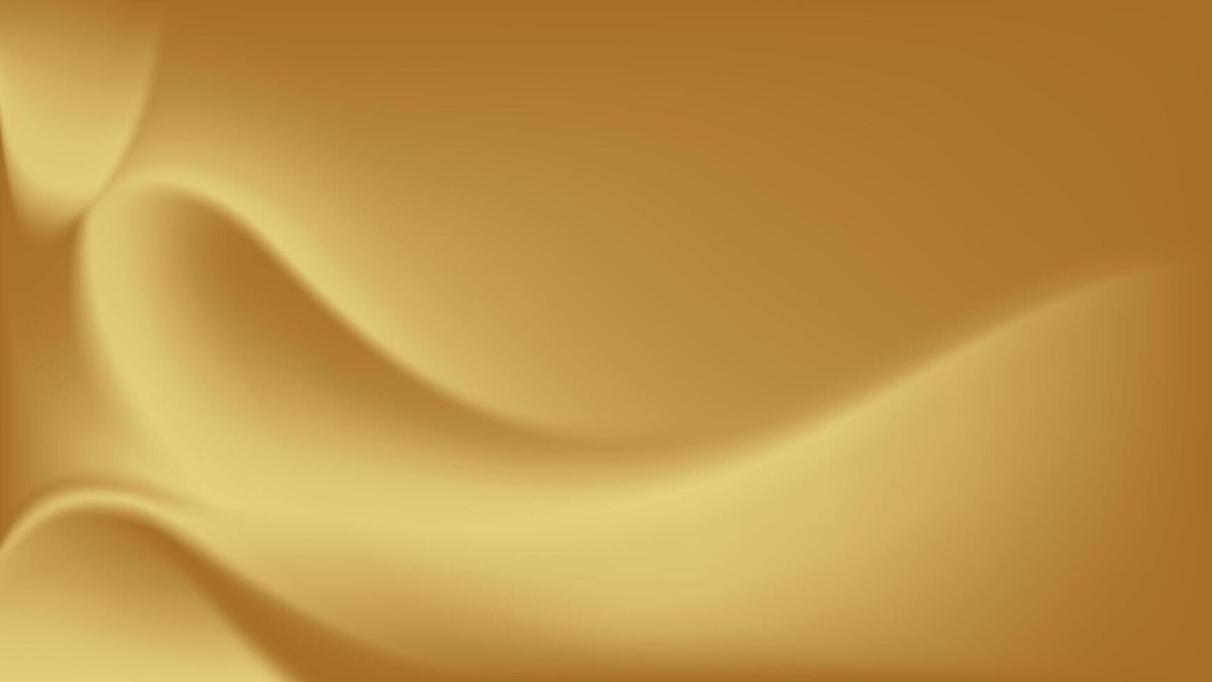 Gold abstract blurred gradient background. illustration. vector