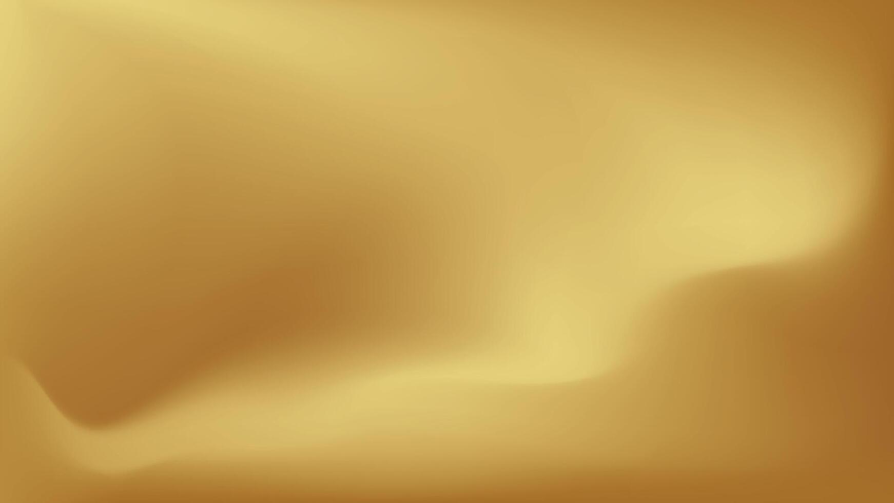Gold abstract blurred gradient background. illustration. vector