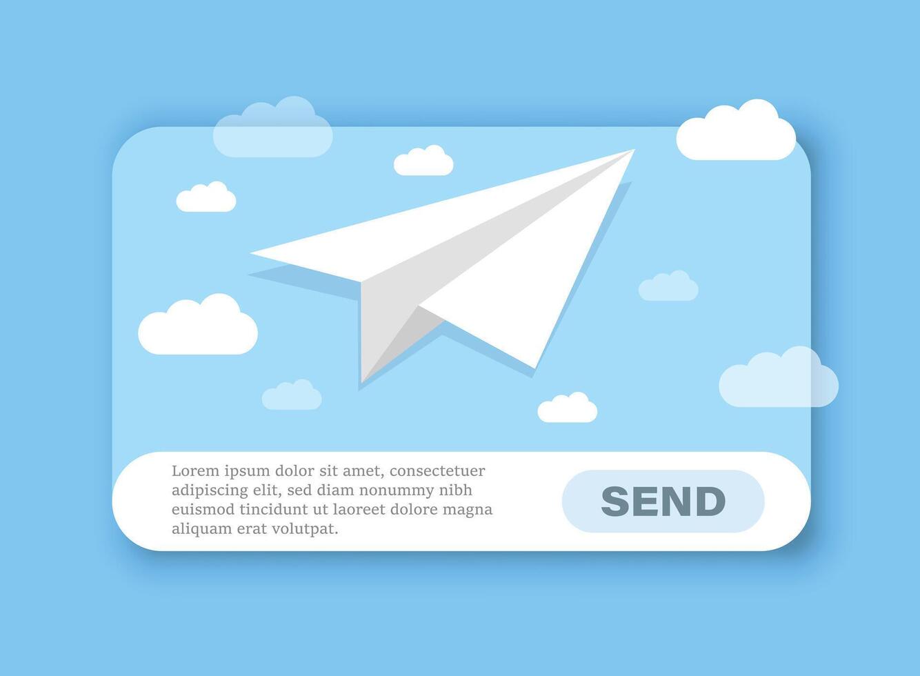 Banner of email marketing icon in flat style. Subscription to newsletter illustration on isolated background. Subscribe, submit sign business concept. vector