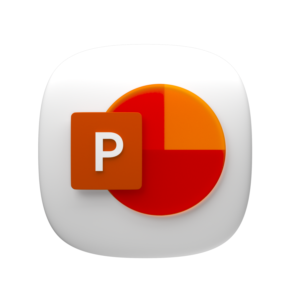 PowerPoint icon transparent background png