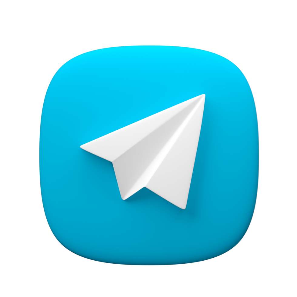 Telegram icon transparent background png