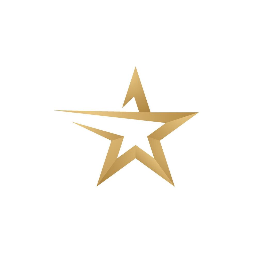 Modern Stars logo design concept vector