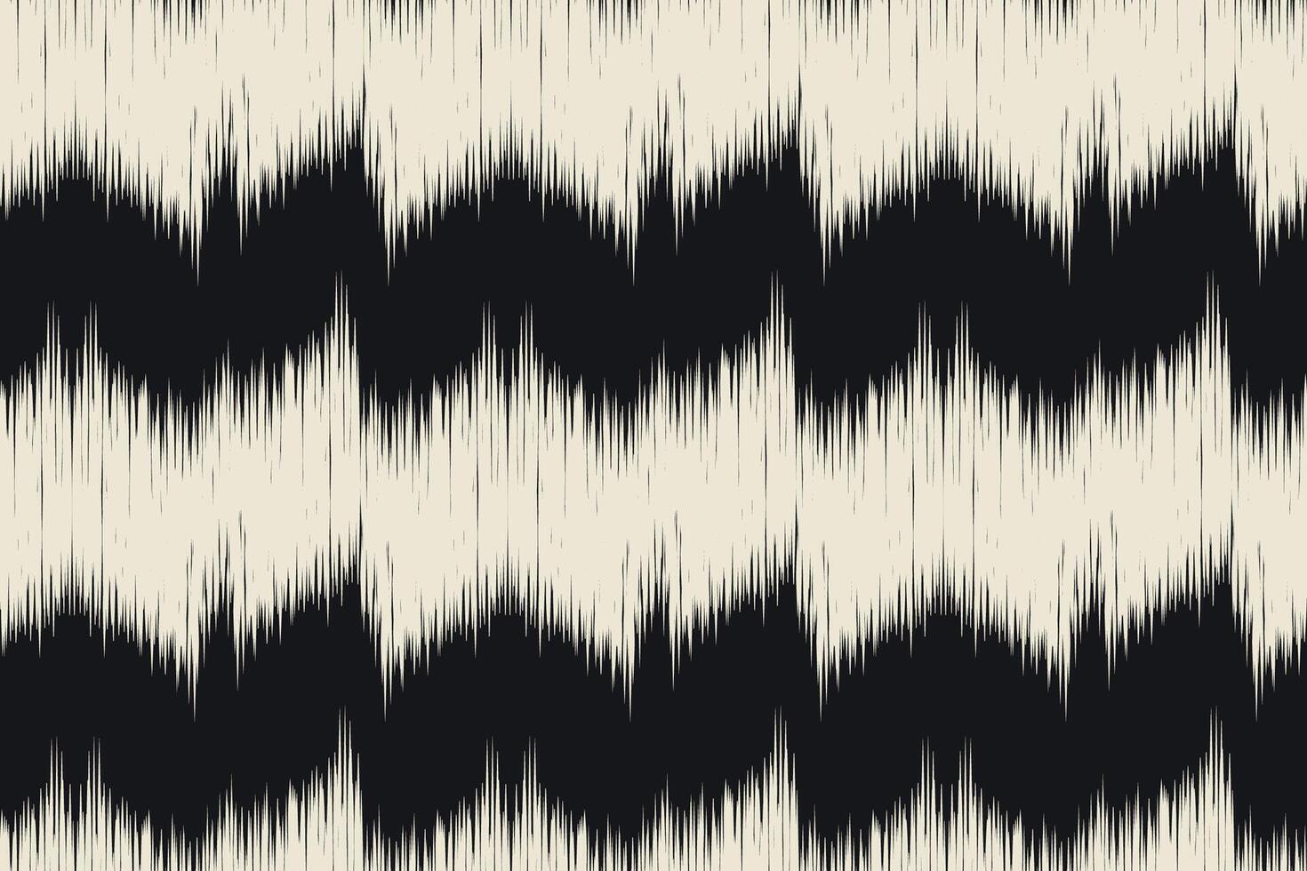 Abstract ikat pattern for seamless ethnic art in tribal and folk style. Print Aztec geometric ornament. Design for fabric, carpet, wallpaper, clothing. vector