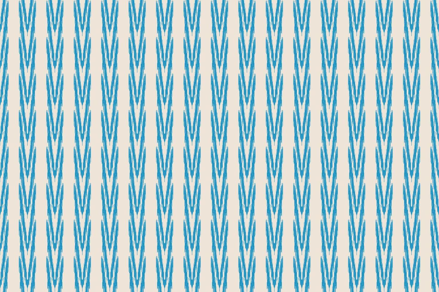 Abstract ikat pattern for seamless ethnic art in tribal and folk style. Print Aztec geometric ornament. Design for fabric, carpet, wallpaper, clothing. vector