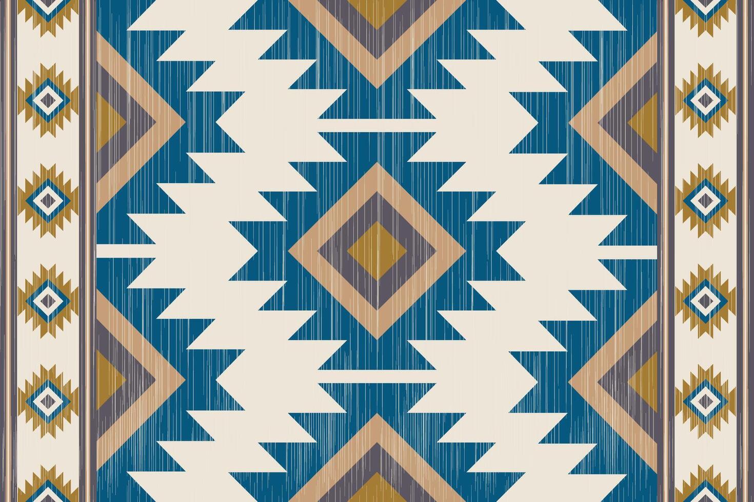 Navajo rugs featuring traditional geometric patterns and Southwestern designs inspired by Native American art. vector