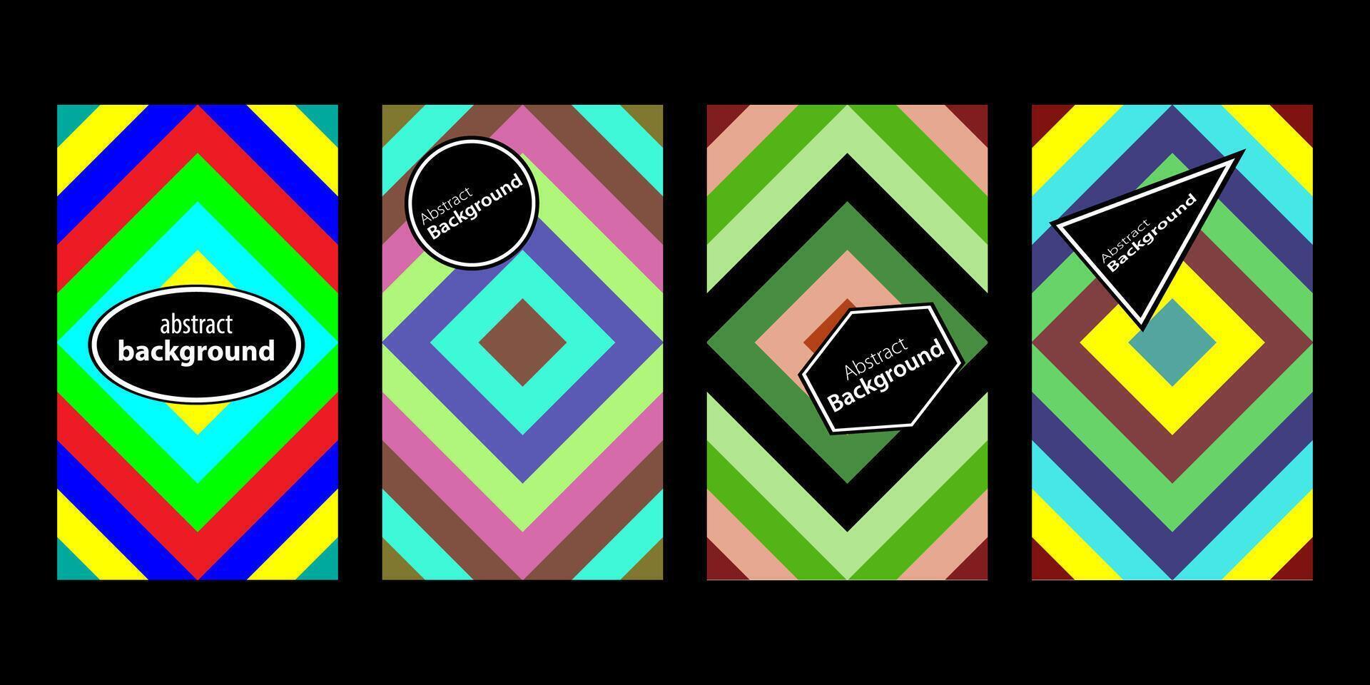 Set Of Abstract Creative Backgrounds, Hand drawn various Textured abstract shapes, coloful doodle objects, Contemporary modern trendy illustrations. Every background is isolated vector