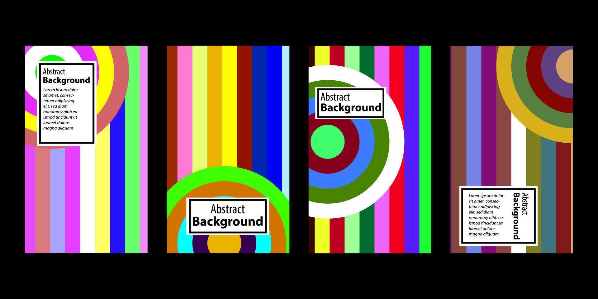 Set Of Abstract Creative Backgrounds, Hand drawn various Textured abstract shapes, coloful doodle objects, Contemporary modern trendy illustrations. Every background is isolated vector