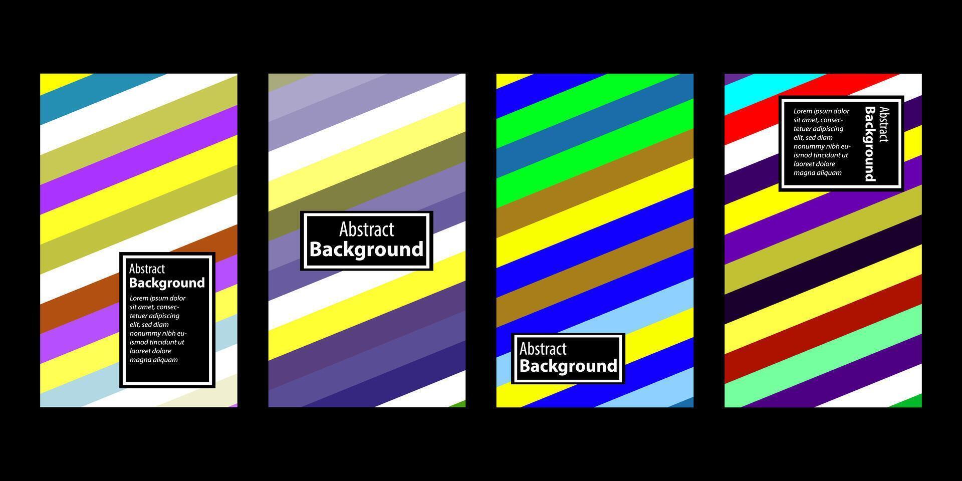 Set Of Abstract Creative Backgrounds, Hand drawn various Textured abstract shapes, coloful doodle objects, Contemporary modern trendy illustrations. Every background is isolated vector
