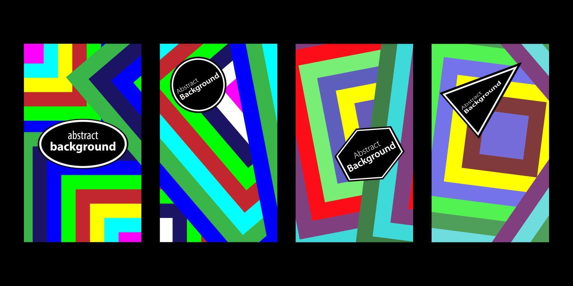 Set Of Abstract Creative Backgrounds, Hand drawn various Textured abstract shapes, coloful doodle objects, Contemporary modern trendy illustrations. Every background is isolated vector