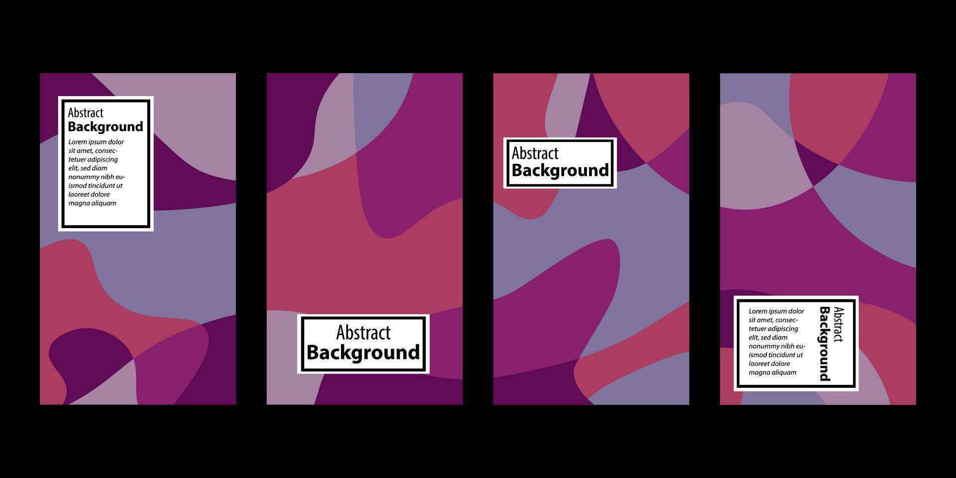 Set Of Abstract Creative Backgrounds, Hand drawn various Textured abstract shapes, coloful doodle objects, Contemporary modern trendy illustrations. Every background is isolated vector
