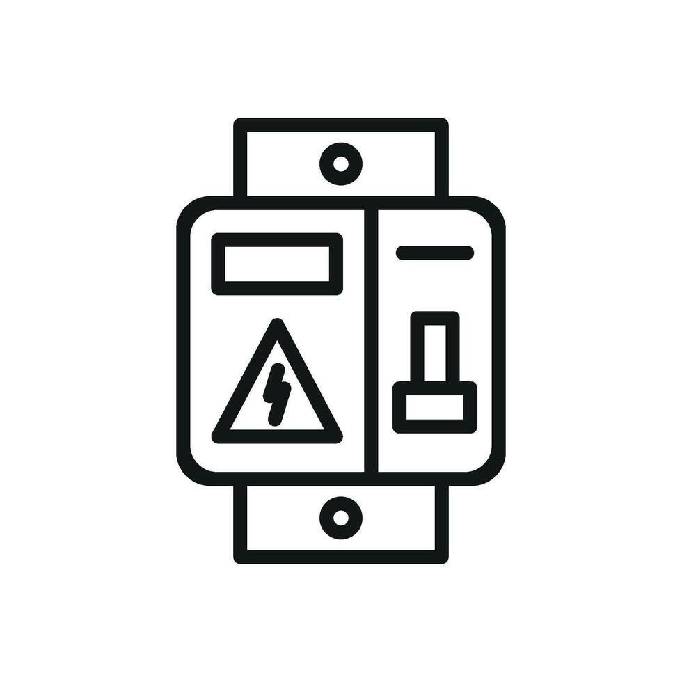 Circuit breaker icon design templates simple and modern vector