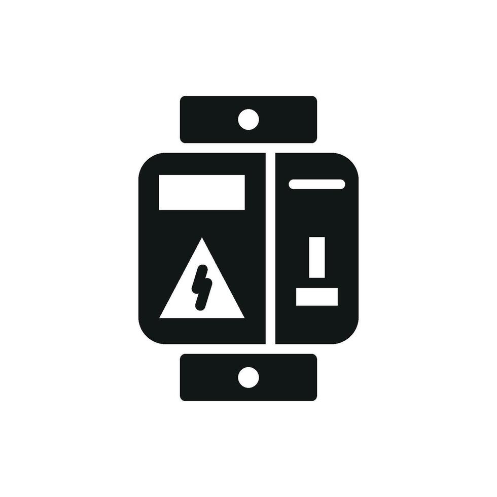Circuit breaker icon design templates simple and modern vector