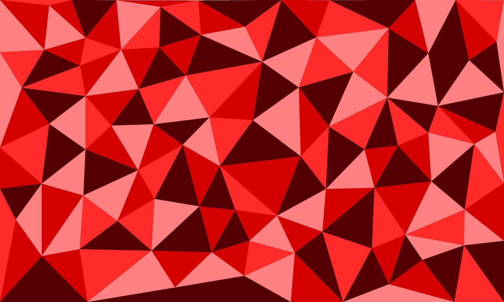 Abstract polygon red color texture. Modern triangle pattern background illustration template for decoration, surface, advertising, idea, artwork, landing page, banner, poster, display, business vector