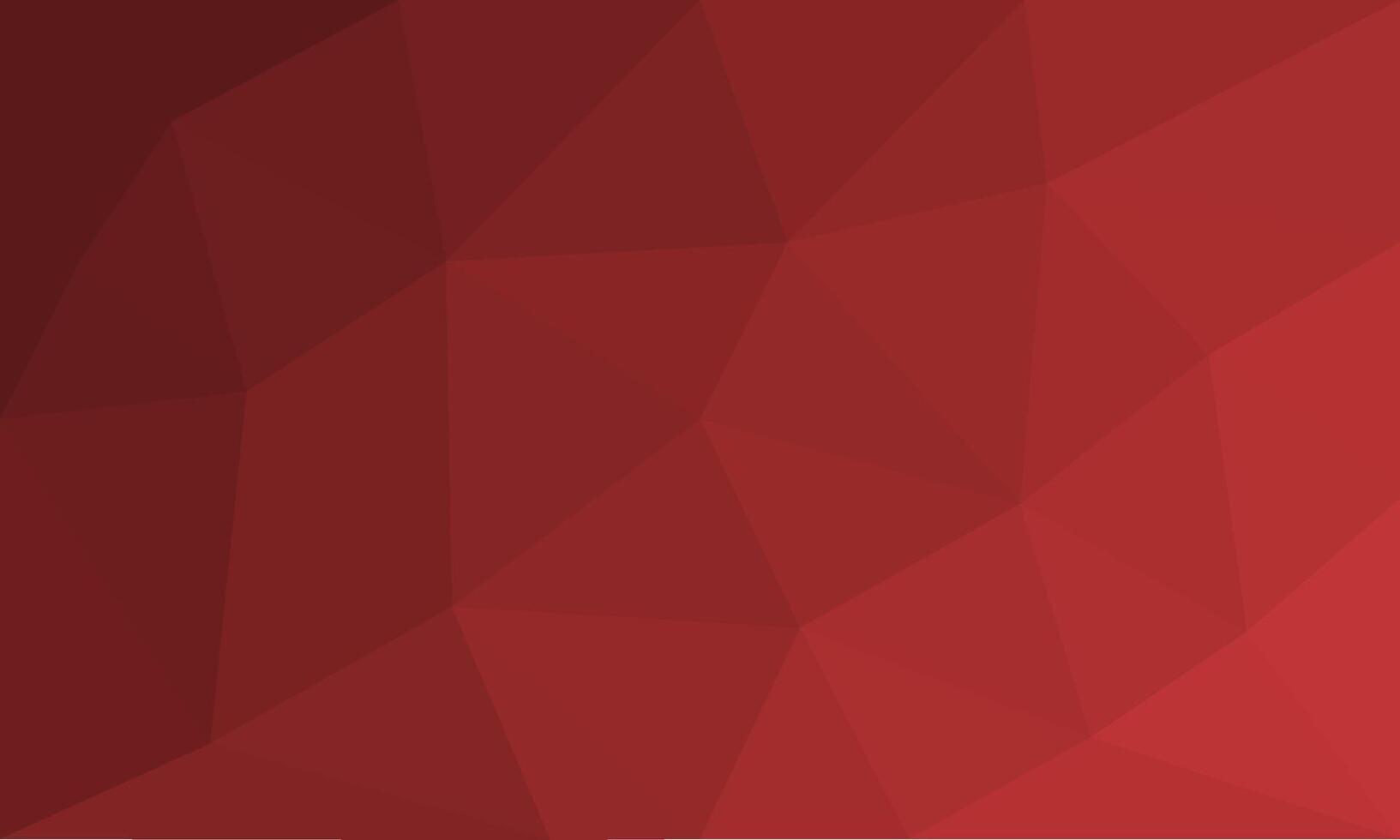 Dark red gradient in abstract polygon shape background texture. modern mosaic illustration with triangle shape pattern elements vector