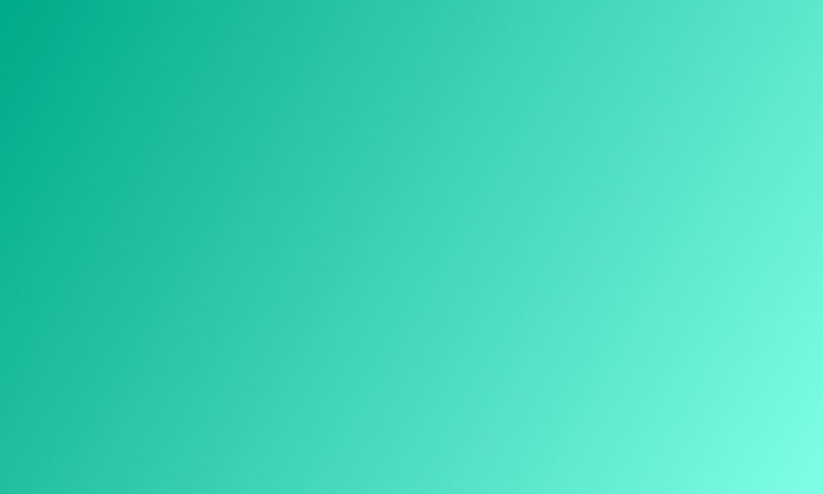 Abstract aqua green color gradient texture. Modern smooth background illustration template for decoration, surface, advertising, idea, artwork, landing page, banner, poster, display, studio, wall, web vector