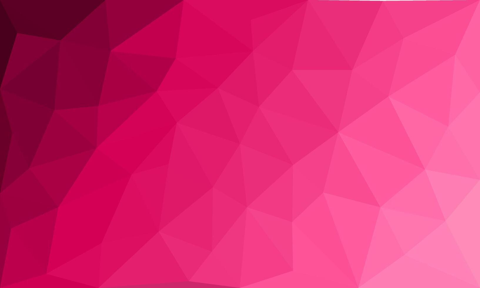 Abstract pink gradient texture. Modern polygonal triangle pattern background illustration template for decoration, surface, advertising, idea, artwork, landing page, banner, poster, display, website vector
