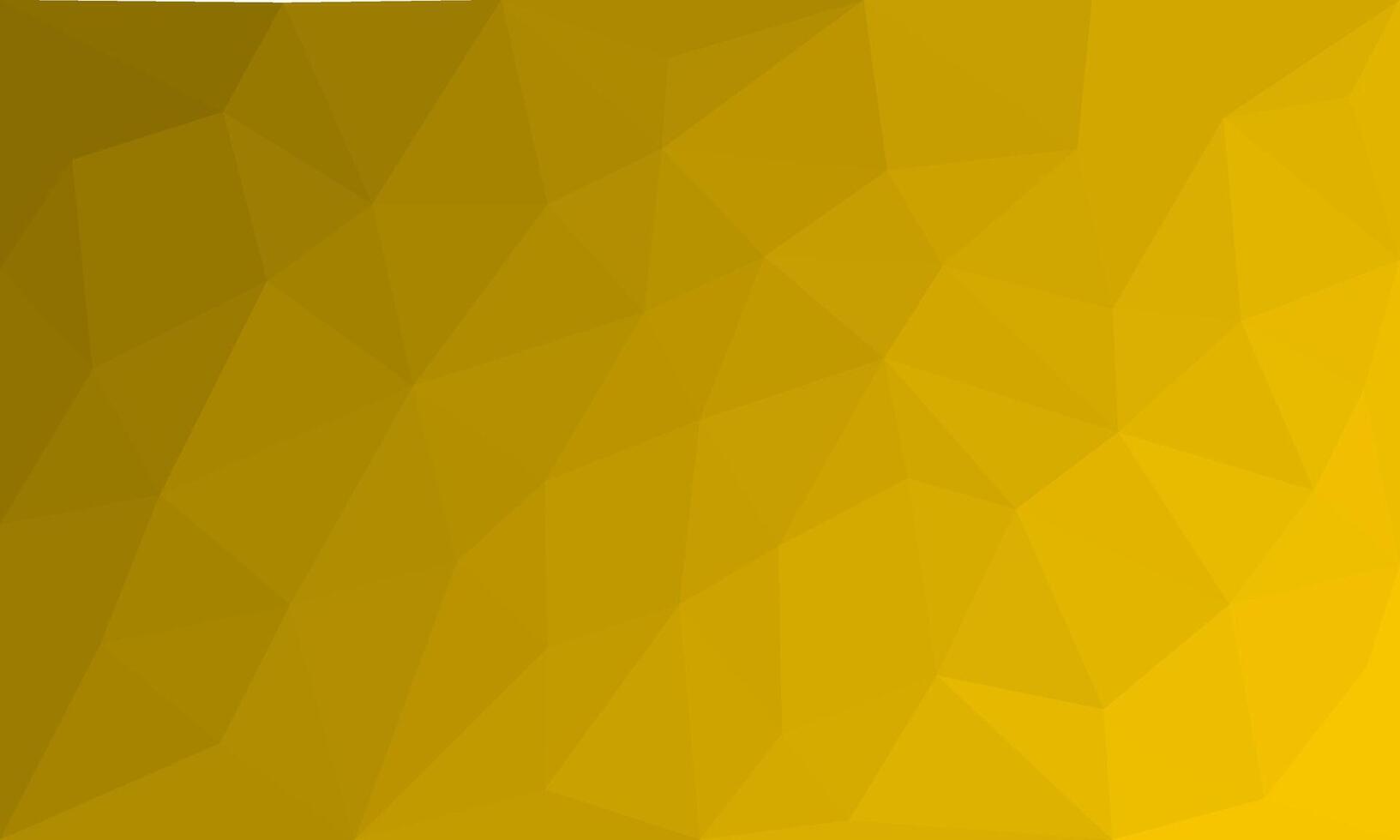 Yellow gold gradient in abstract polygon shape background texture. modern mosaic illustration with triangle shape pattern elements for display, business, website, surface, advertising, display, idea vector
