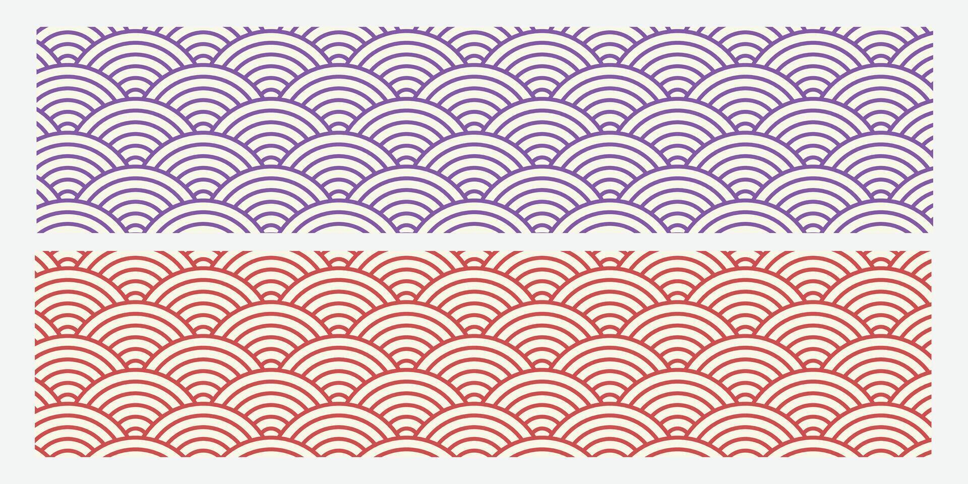 Japanese seamless wave abstract background, Decorative wallpaper. illustration vector