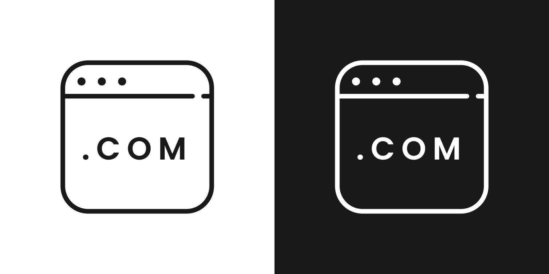 Website page outline icon sign illustration. vector