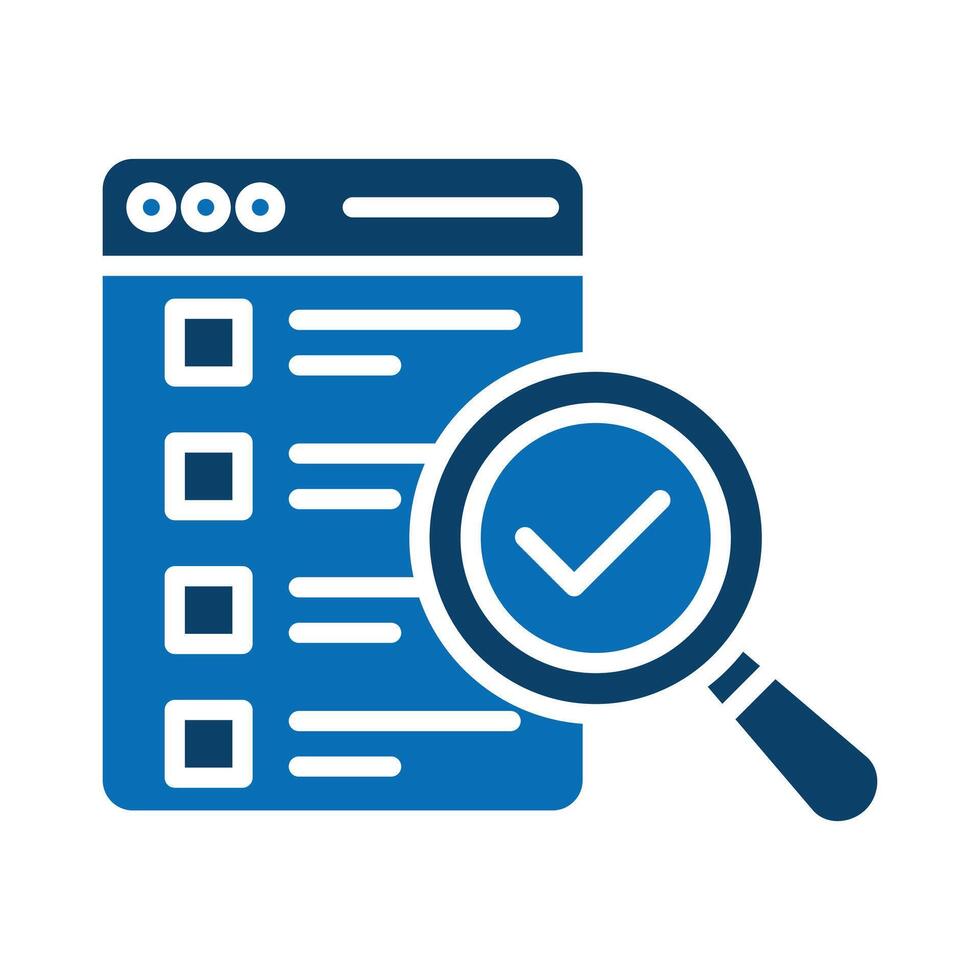 SEO Audit icon line illustration vector