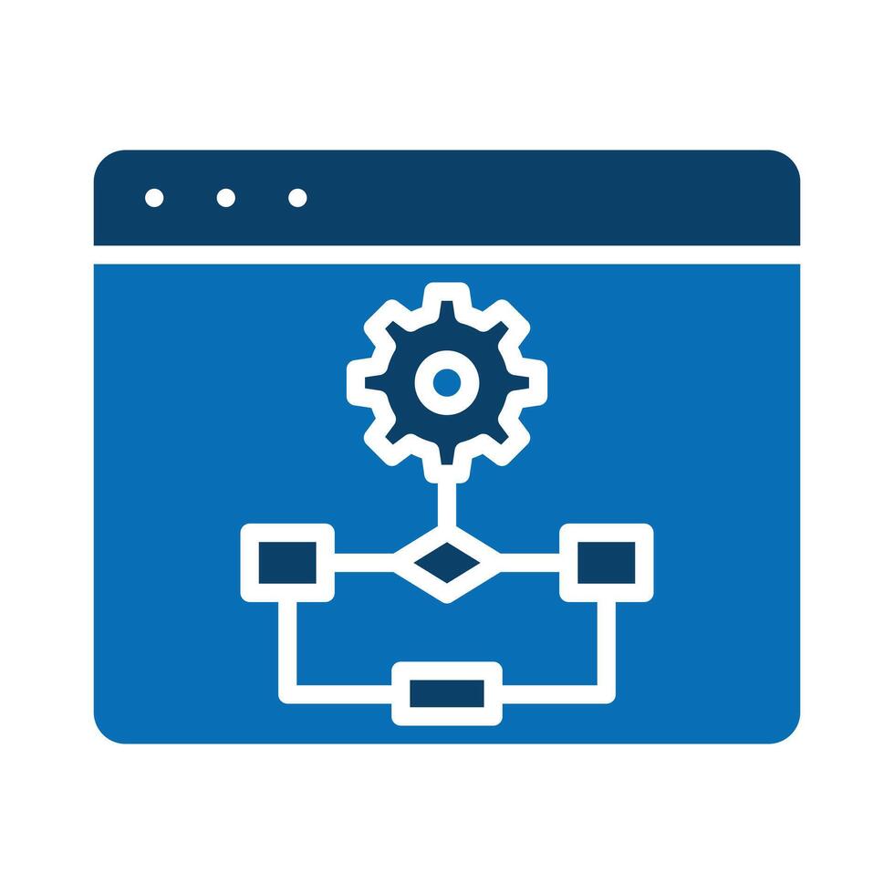 SEO Algorithm icon line illustration vector