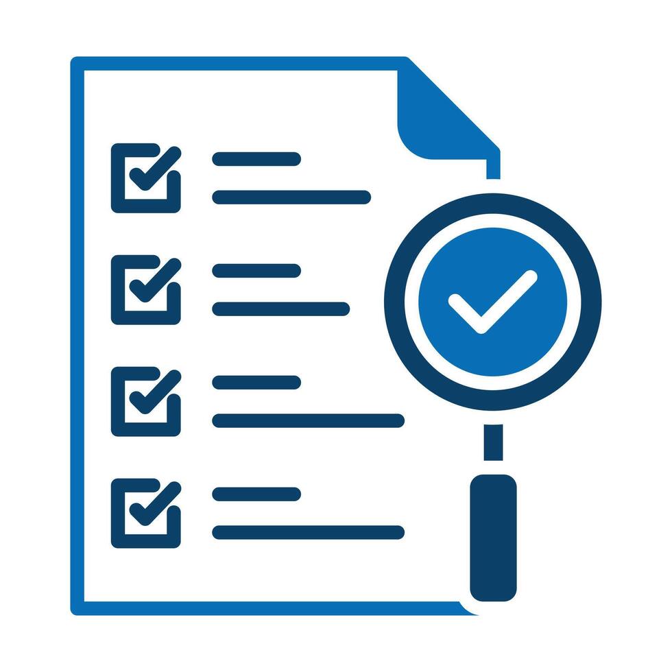 SEO Audit icon line illustration vector