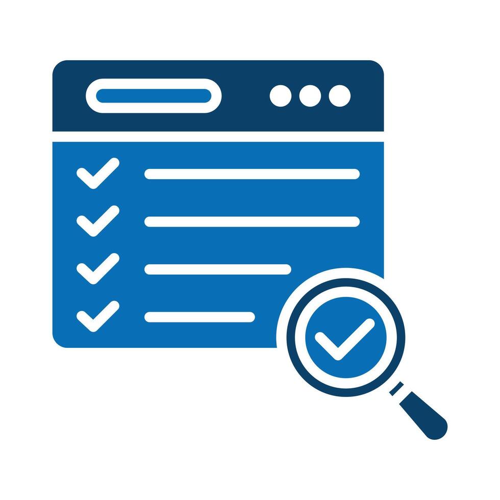 SEO Audit icon line illustration vector