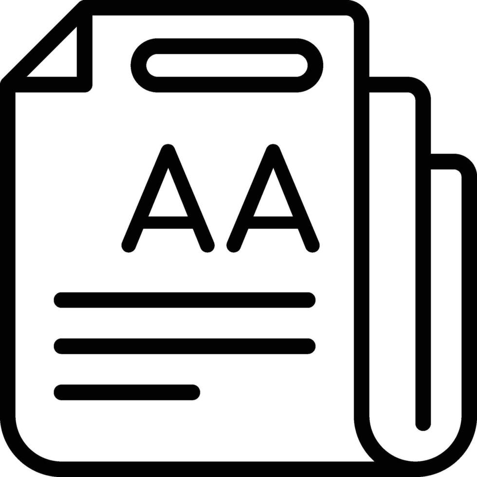 Copywriting Icon. Creative writing and storytelling icon vector