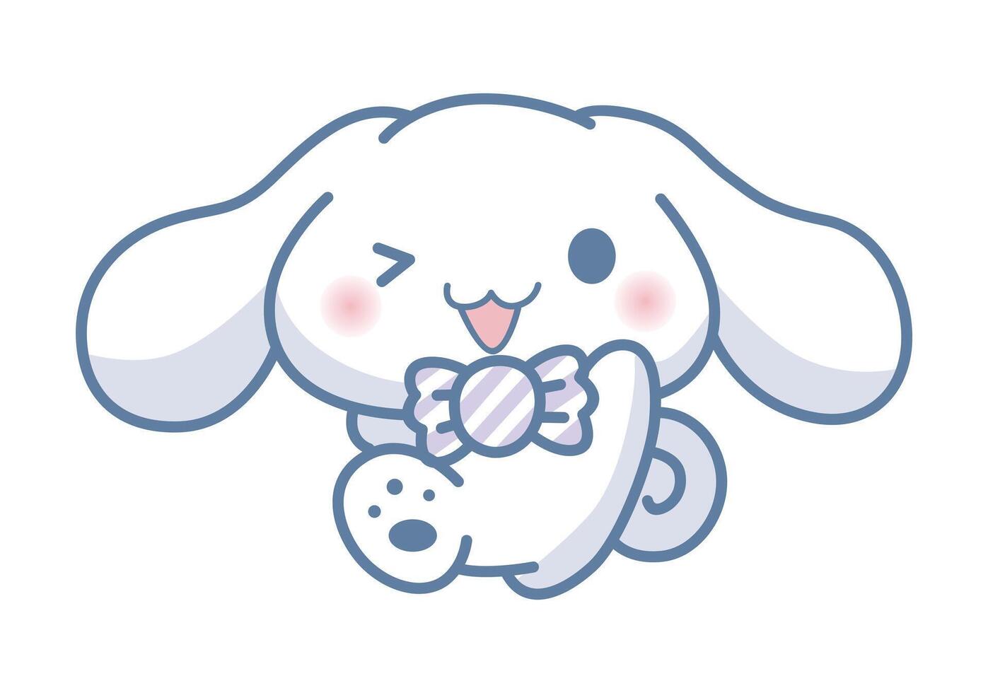 Cinnamon roll jumping vector