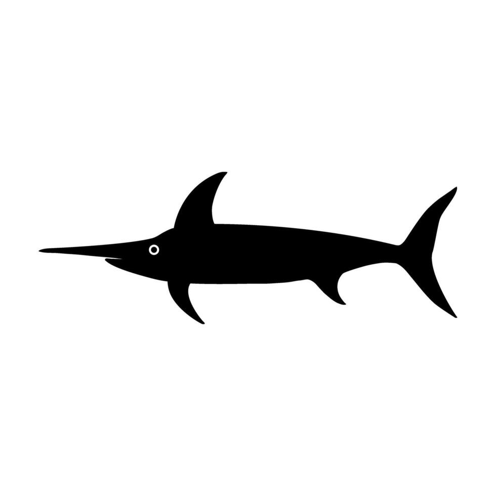 Fish icon . Aquarium illustration sign. Ocean symbol. Sea life logo. vector