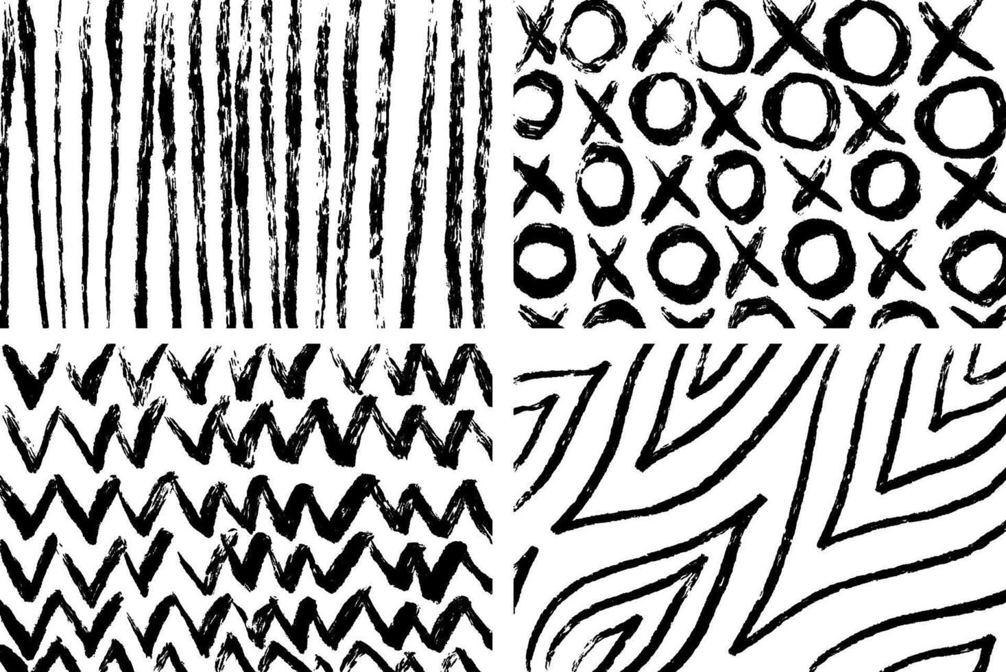 Chalkboard illustration with chalk waving pattern doodle. Hand drawn sketch illustration. vector