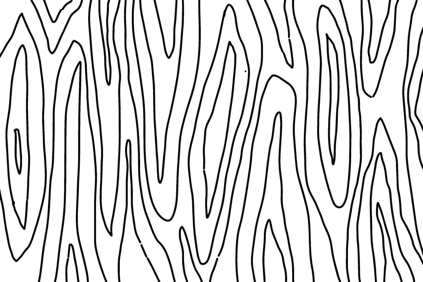 Hand-drawn line wooden textures. Scribbles, horizontal and wavy strokes. Different types of hatching. Tree material pattern vector