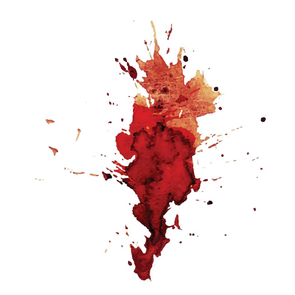 Red Blood Splash Background vector