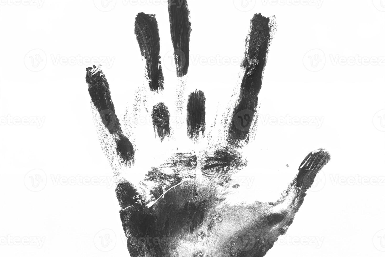 Isolated Fingerprint and Palm Texture Close-Up photo