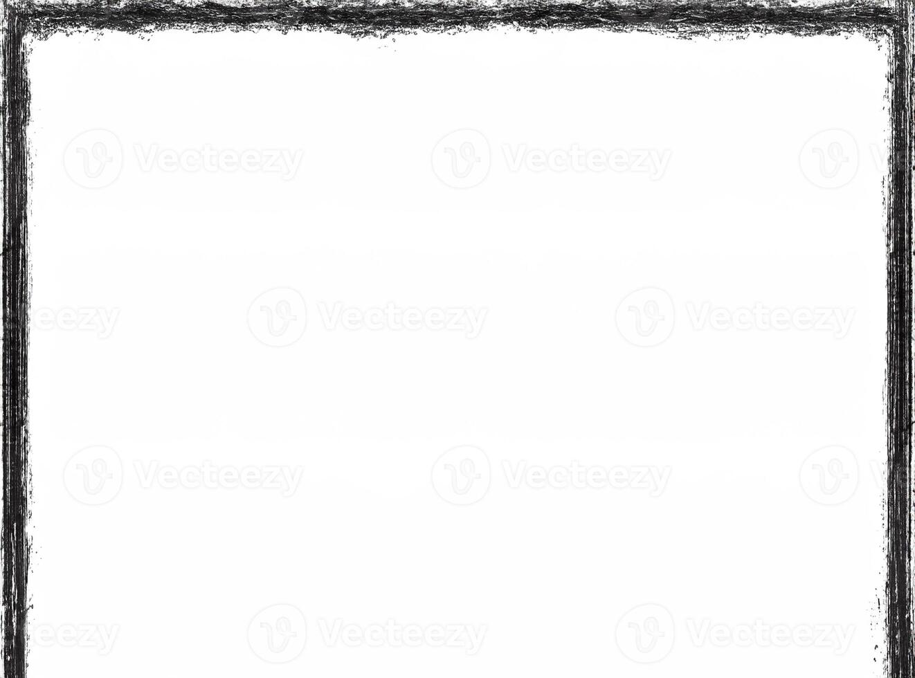 Geometric Frames with Distressed Texture and Grunge Black Borders on Isolated Background photo