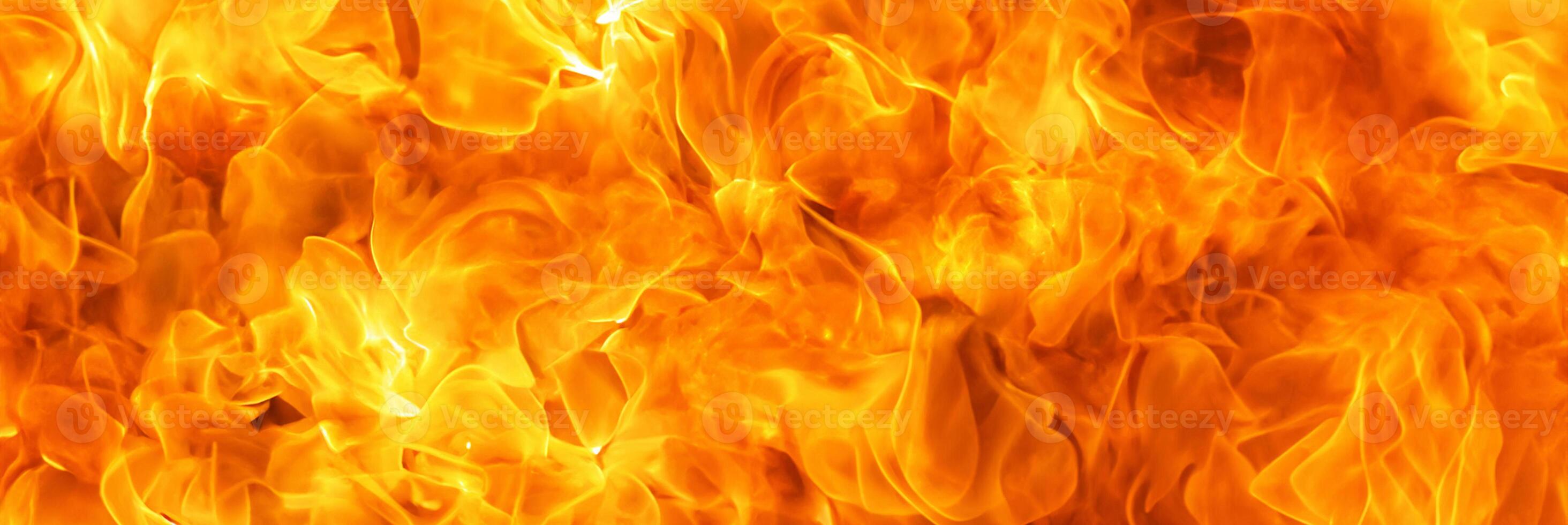 Flame Texture for Banner Background - 3,1 Aspect Ratio photo