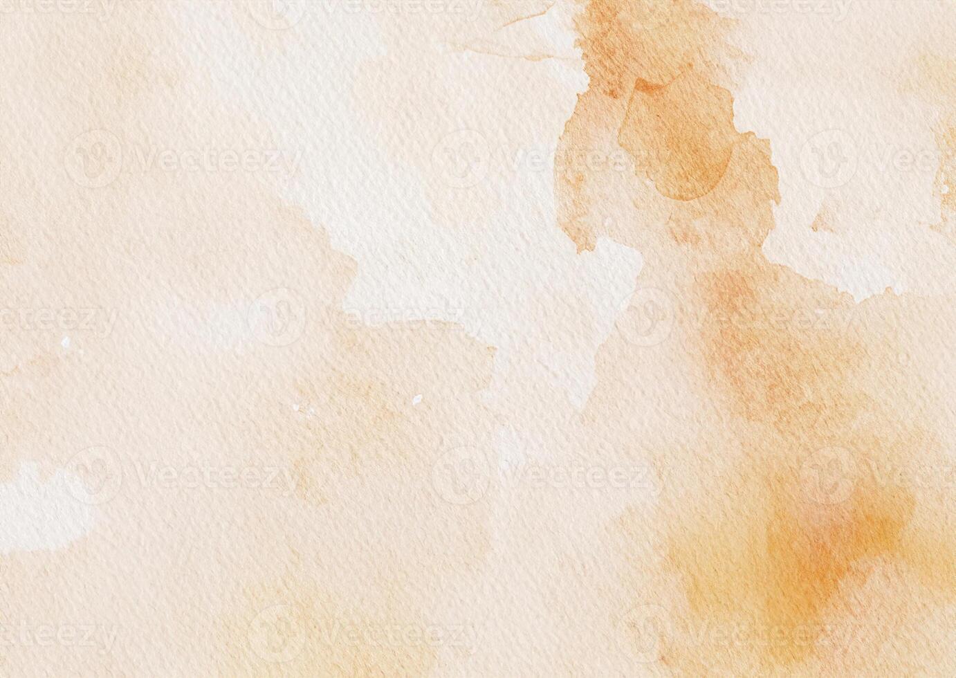 Vintage Watercolor Stains on Textured Paper, Abstract Background for Design Templates and Invitations photo