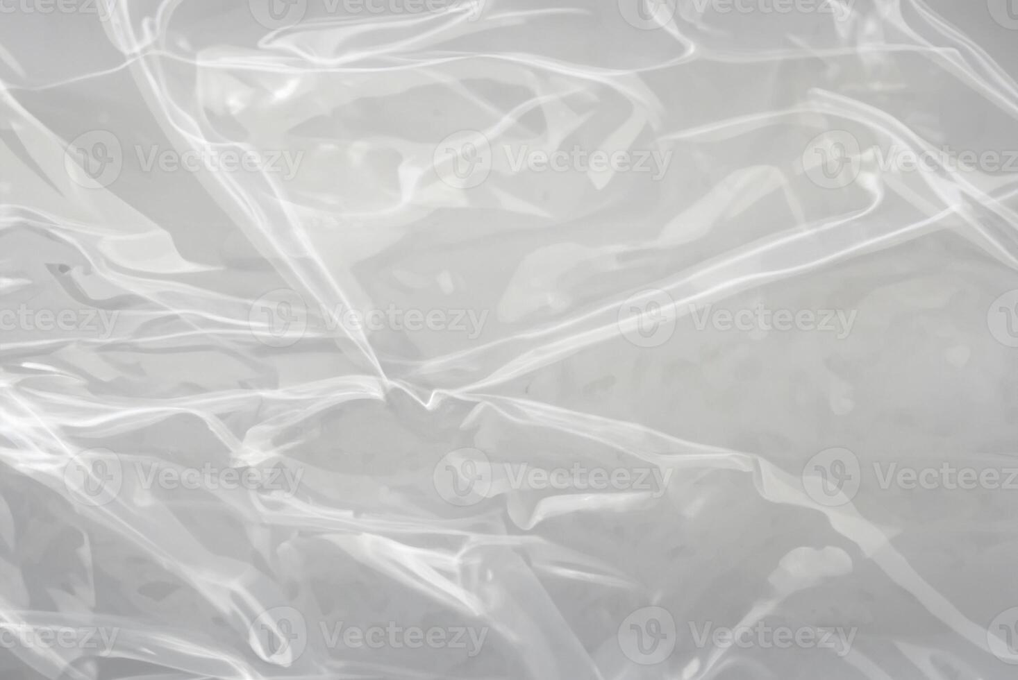 High-Resolution White Plastic Film Wrap Texture Background photo