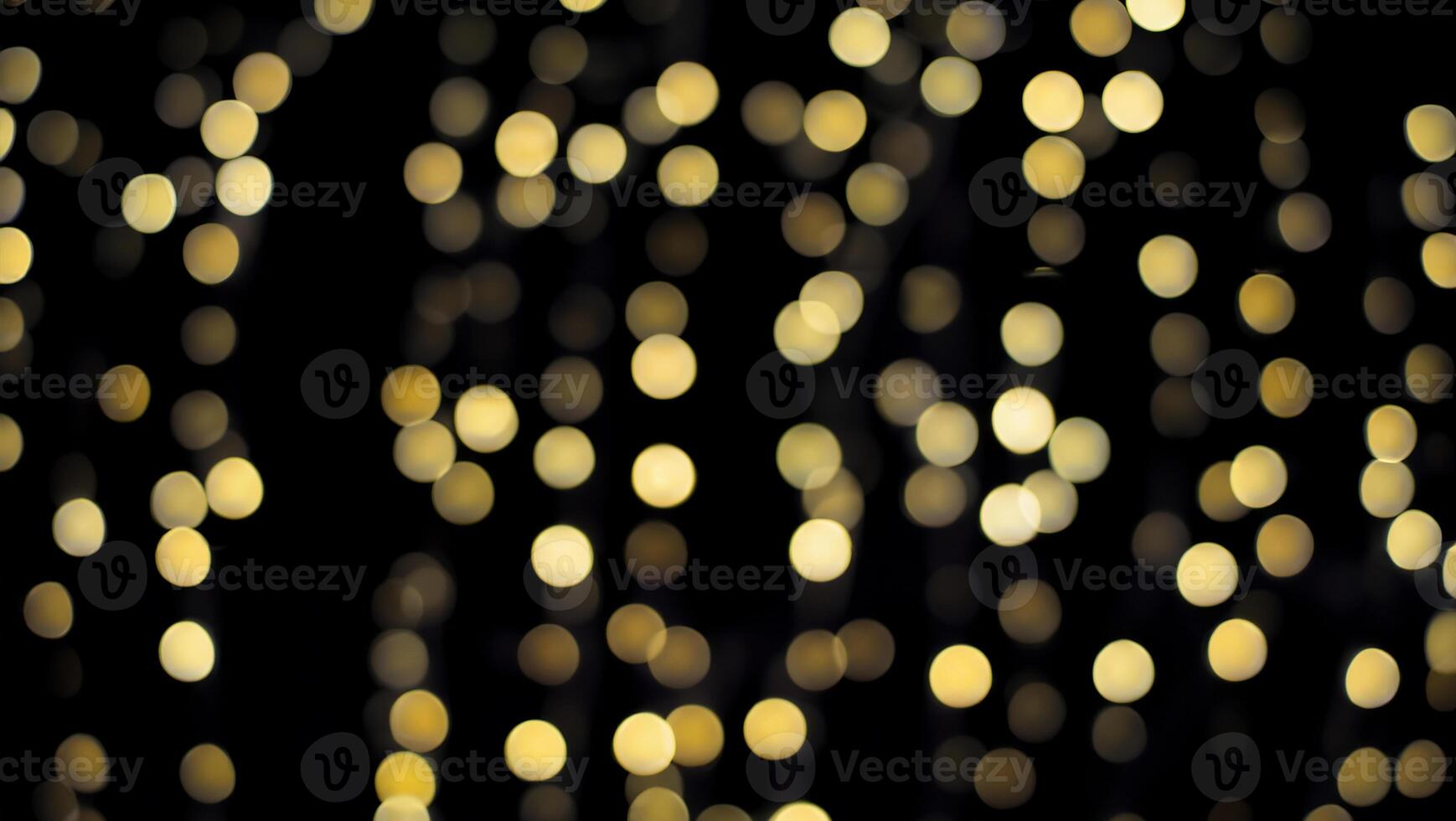 Nighttime Bokeh, Abstract Decorative Lights in Blurred Illumination photo