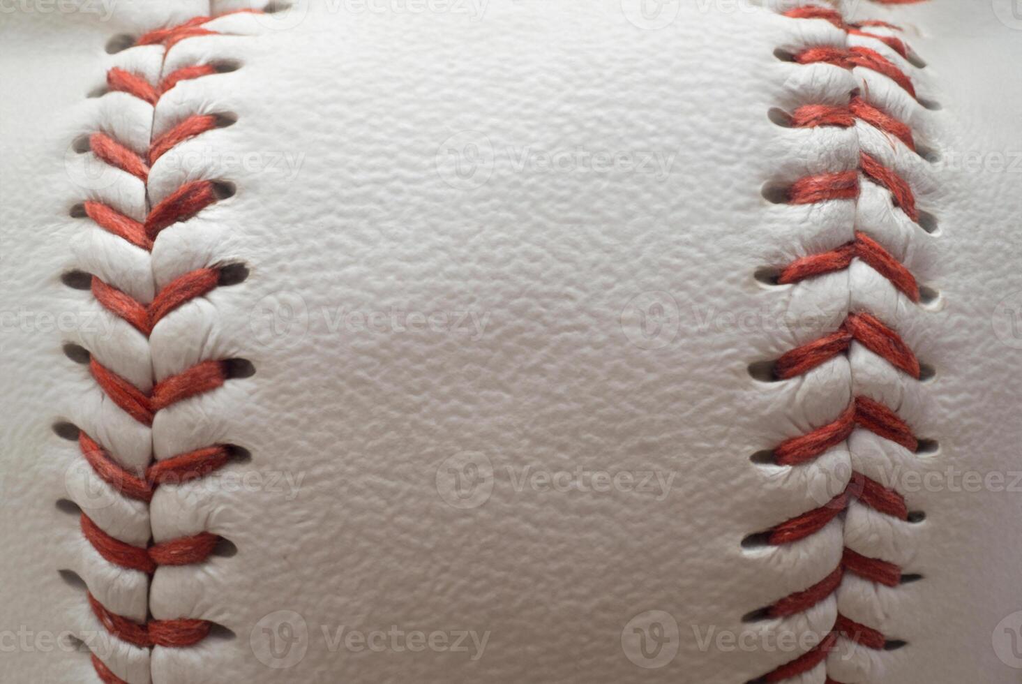 Single Baseball Ball on Clean White Background photo