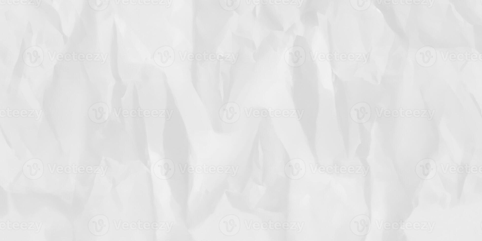 Textured White Crumpled Paper Background with Waxed Packing Paper Texture photo