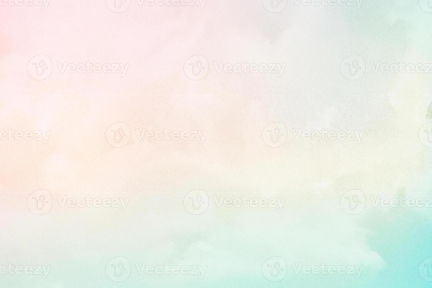 Abstract Nature Background, Soft Cloud and Sky with Pastel Gradient and Grunge Paper Texture photo