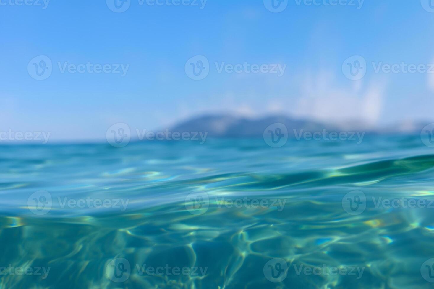 Underwater Summer Serenity, Tranquil Ocean Scene photo