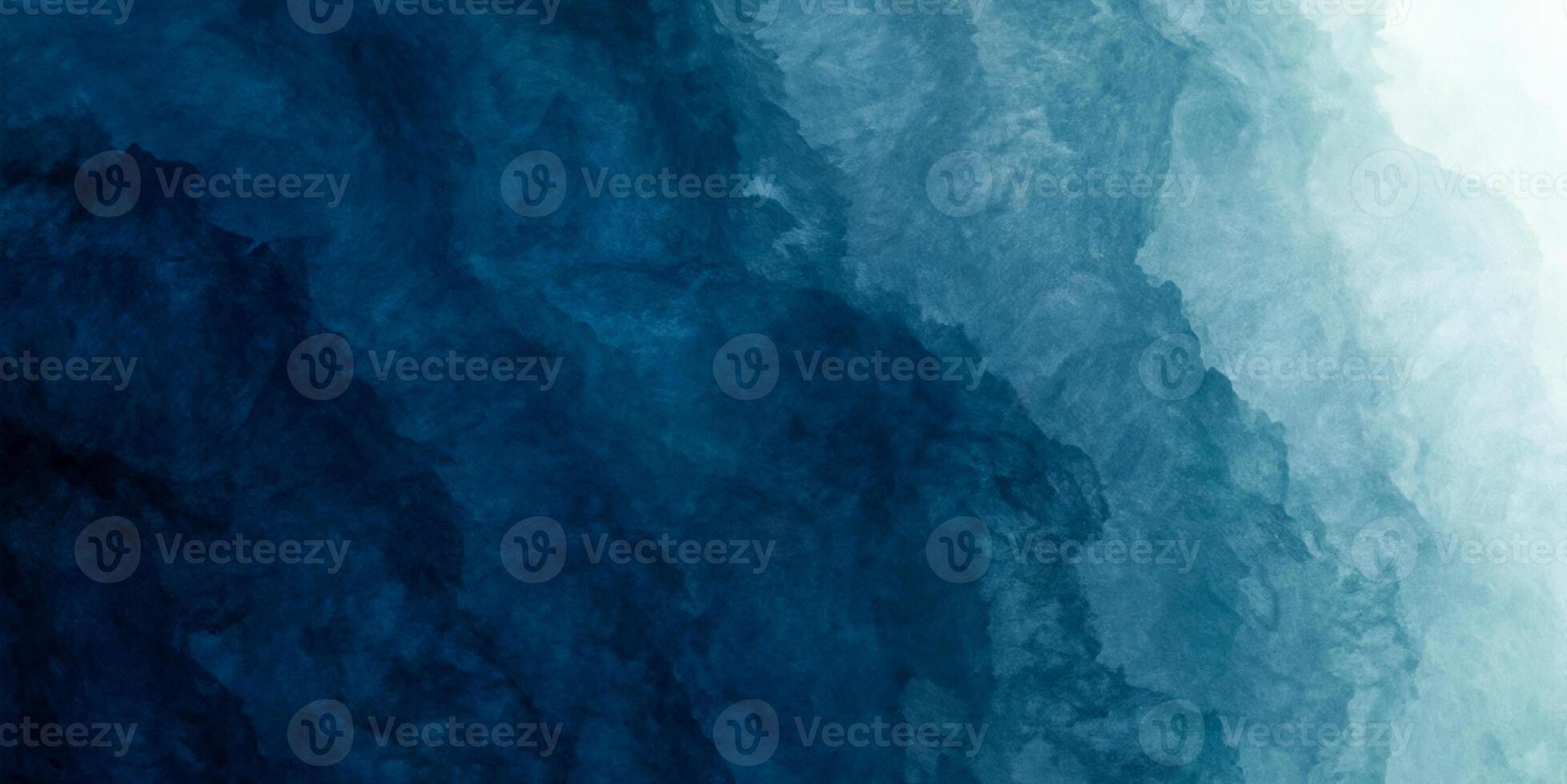 Abstract Watercolor Paint Background in Blue and Teal Green with Liquid Fluid Texture for Background or Banner photo