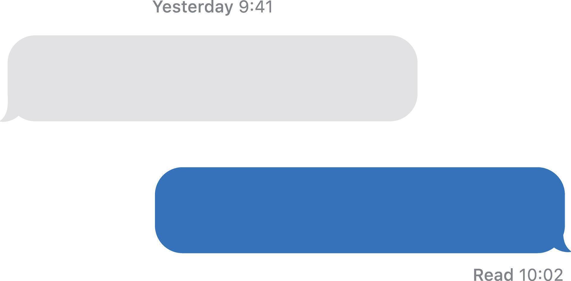 Message bubbles chat . template of message bubbles chat boxes icons. Set message icons, dialogue. Social network chatting window vector