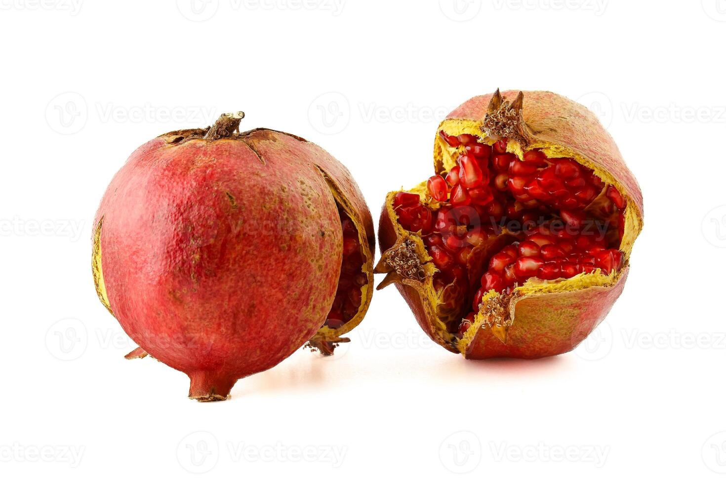 Ripe pomegranate fruit photo