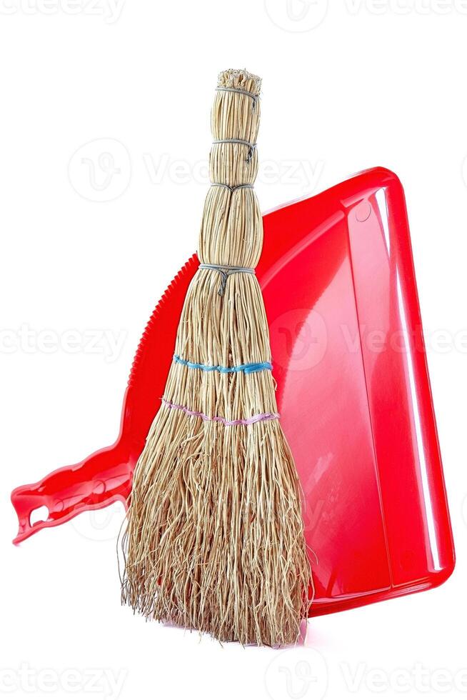 A small household broom photo