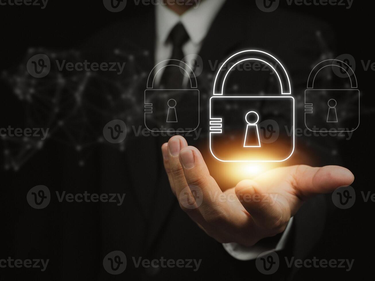 cyber security Secure online technology connection to protect personal information. privacy Database acceptance protection photo