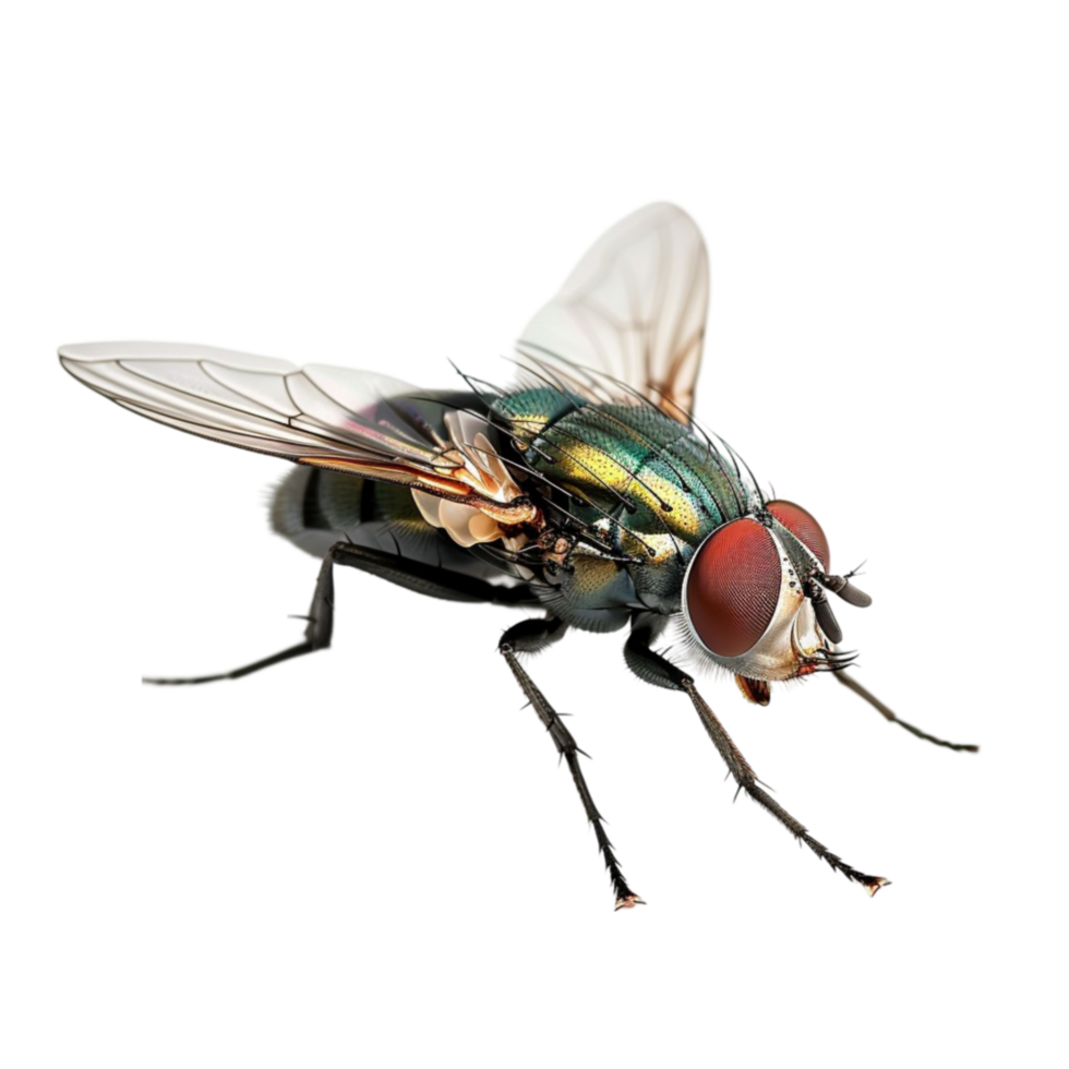 fly with red eyes png