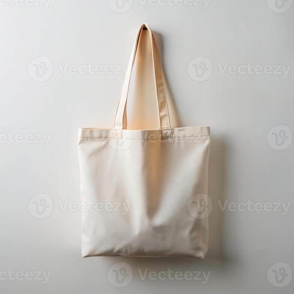 3d render shop bag mockup photo